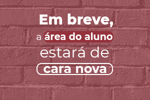 Imagem em destaque para Em breve, a área do aluno estará de cara nova Imagem em destaque para Em breve, a área do aluno estará de cara nova