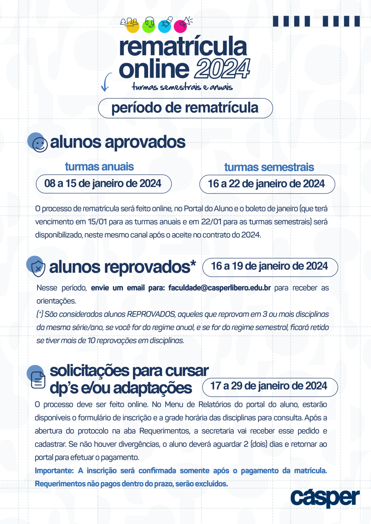 Como fazer a rematrícula online para cursos da Graduação - Sou Aluno ...