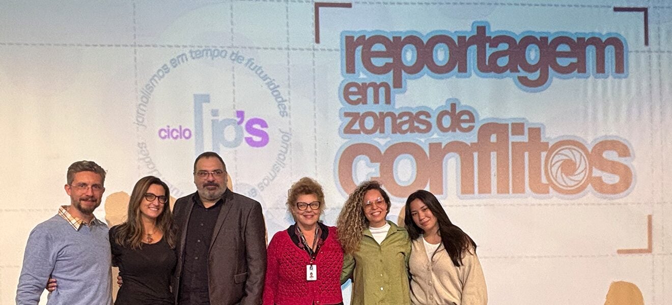 Imagem em destaque para Faculdade Cásper Líbero realiza evento "Reportagem em zonas de conflito: estratégias de cobertura e inovações tecnológicas"