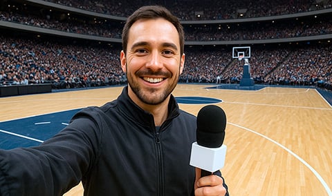 Imagem de destaque para o curso de pós-graduação em Jornalismo Esportivo e Transformação Digital