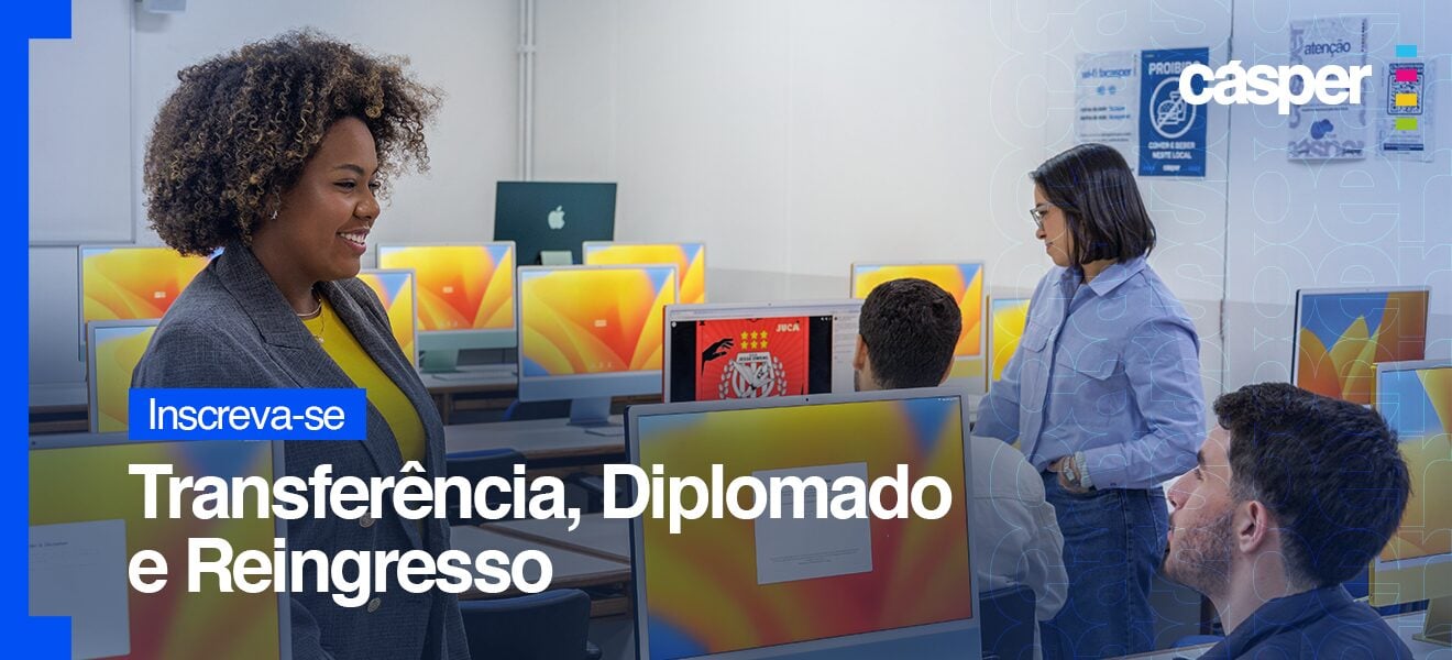 Imagem em destaque para Transferência, Diplomado e Reingresso: Inscrições abertas para o processo seletivo 2026 da Cásper Líbero