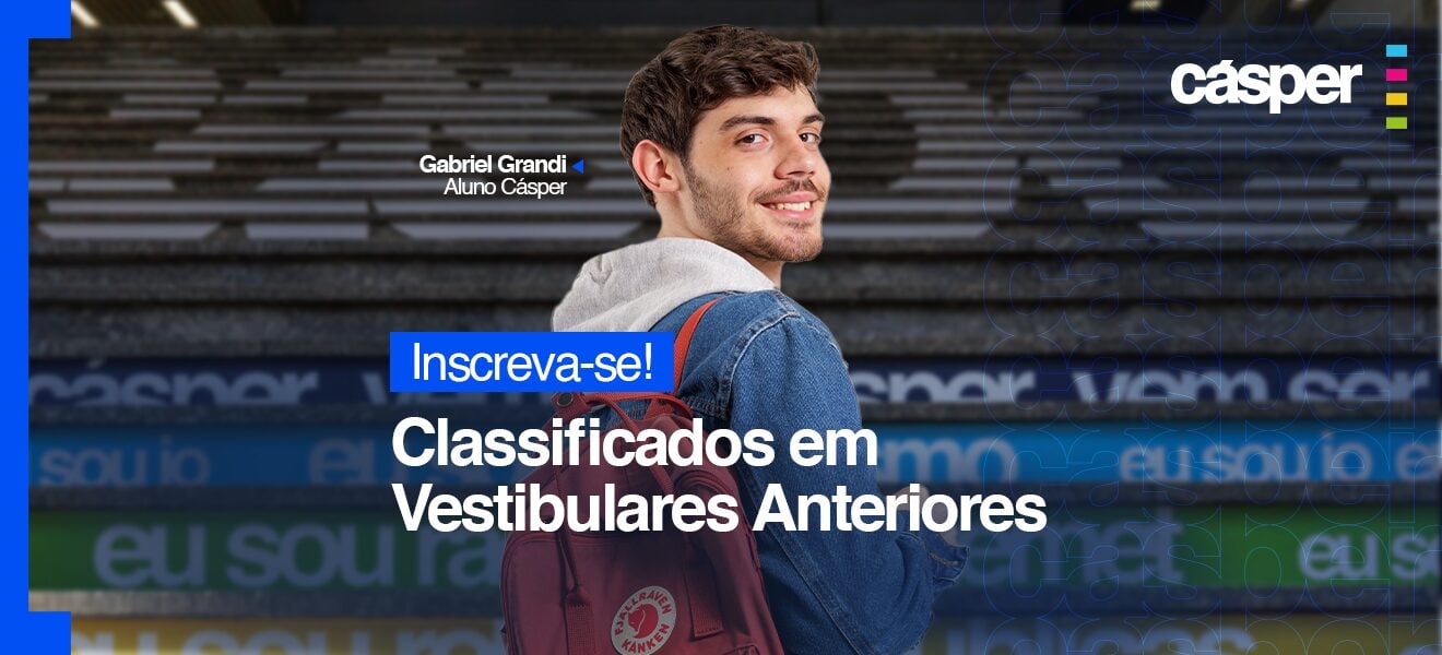 Imagem em destaque para Classificados em Vestibulares Anteriores: Inscrições abertas para o processo seletivo 2026 da Cásper Líbero