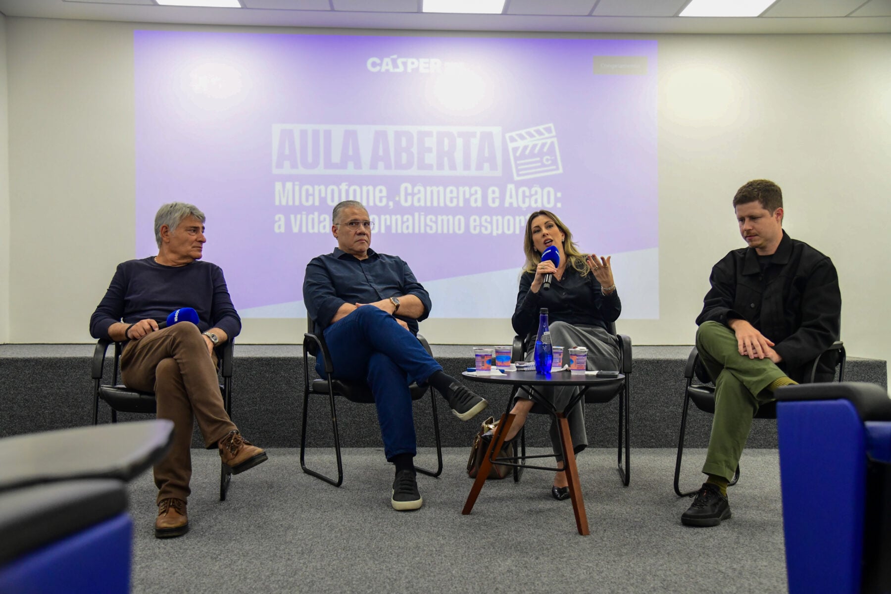 Notícia: Cásper Líbero promove aula aberta com nomes de peso do Jornalismo Esportivo